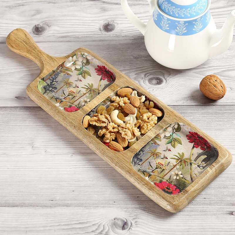 MARCH OF THE BLOSSOMS COMPARTMENT PLATER