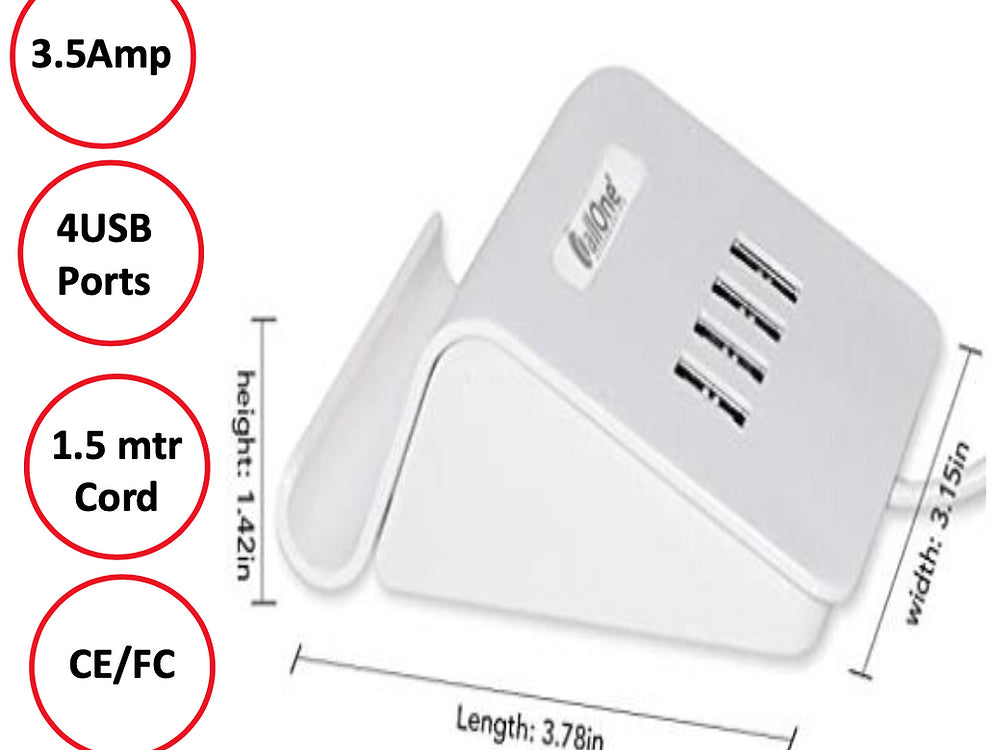 Table-Top 4-USB Dock