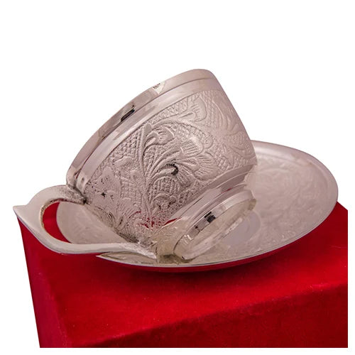 Silver Plated Tea Cup Set