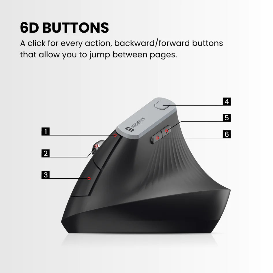 Toad ergo with adjustable dpi
