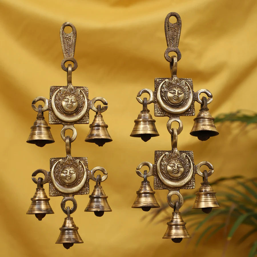 Hanging Bells Pack of 2 (Sun & Moon pair)