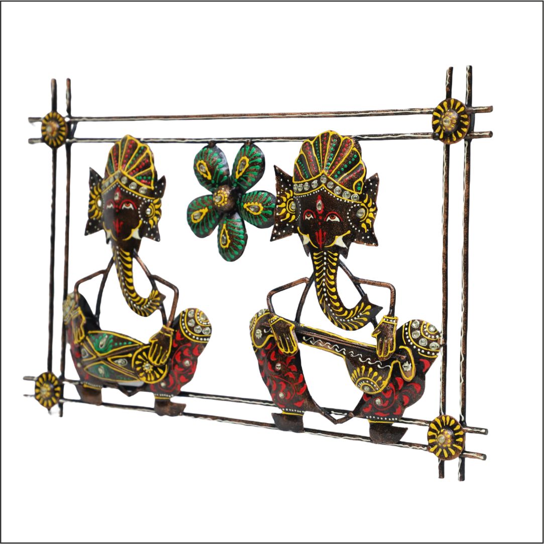 Double Ganesha Home Decorative Wall Decor Wall Hangings