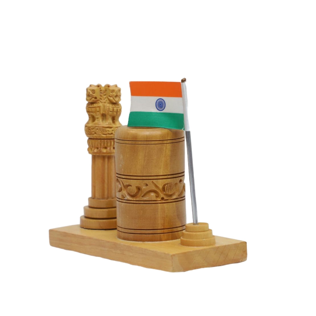 Wooden Pen Stand