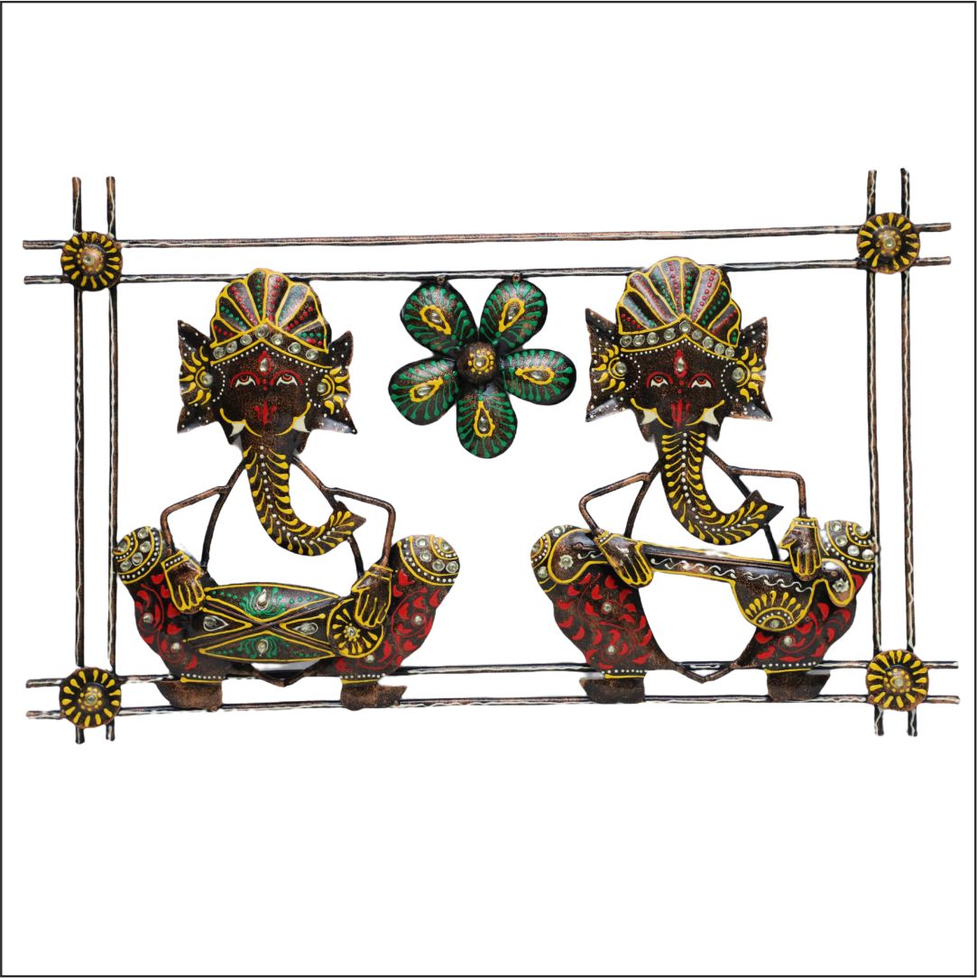 Double Ganesha Home Decorative Wall Decor Wall Hangings