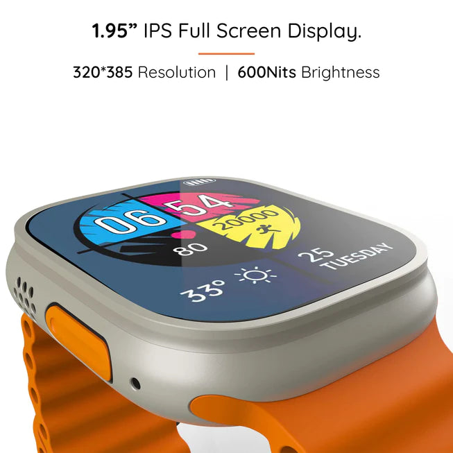 Velcro Cloth Strap Smart Watch