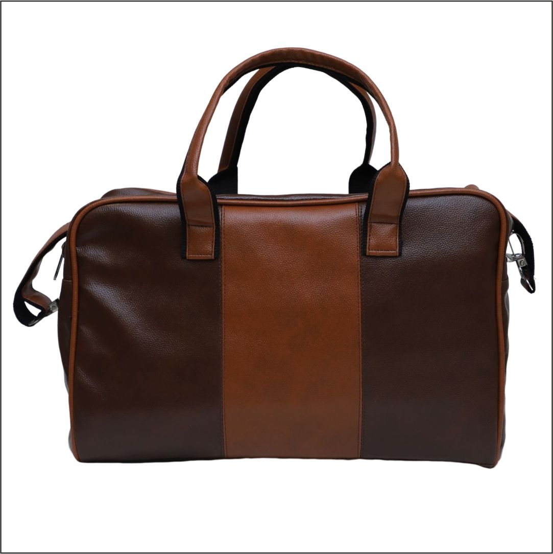 Leatherette Brown Portfolio Bag