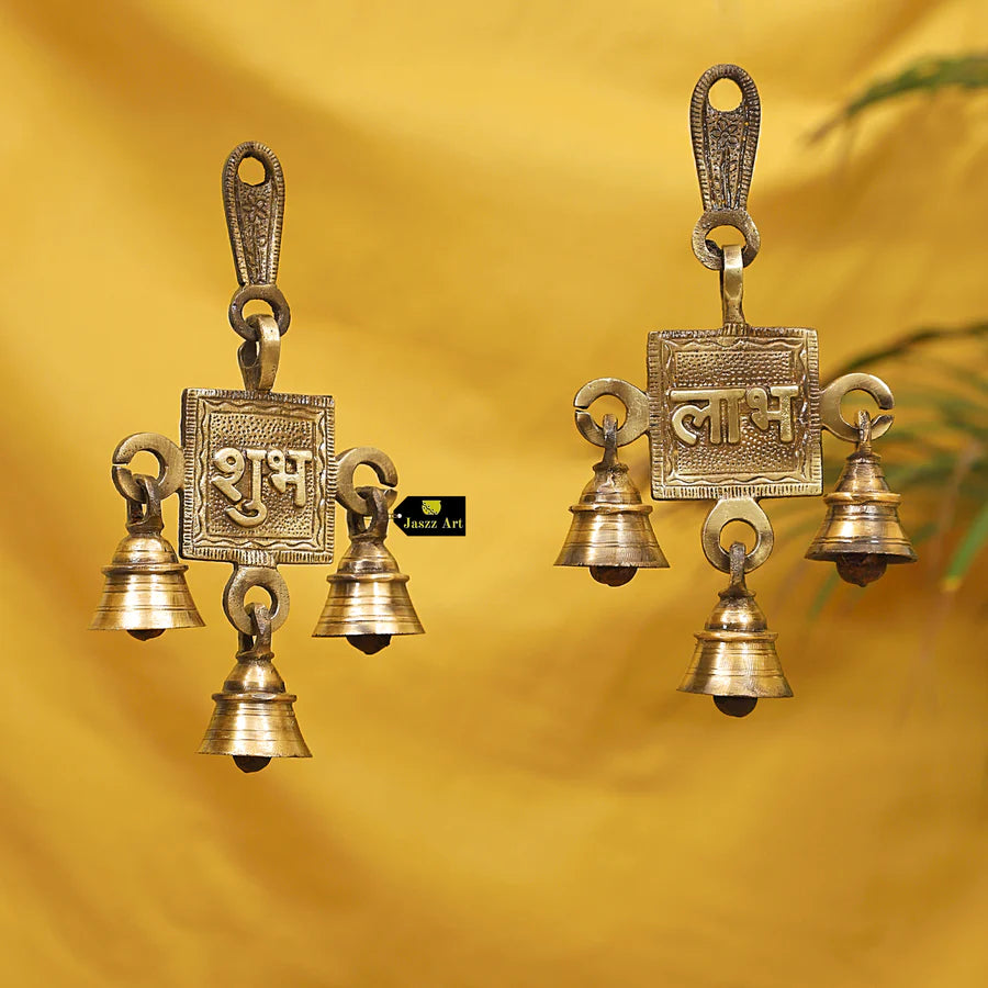 Art Shubh Labh Hanging Bells (Pack of 2)