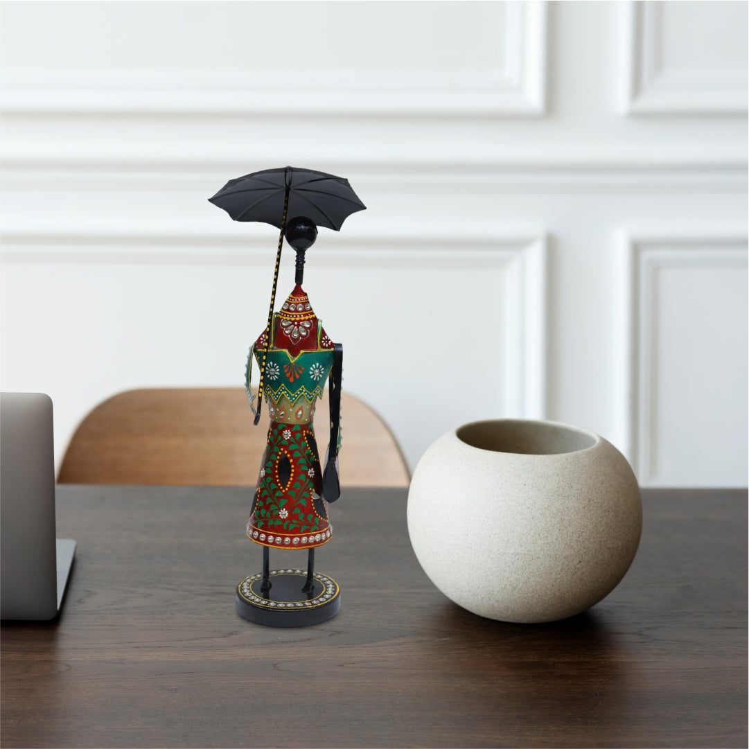 The Online Shop Umbrella Girl Showpiece Set