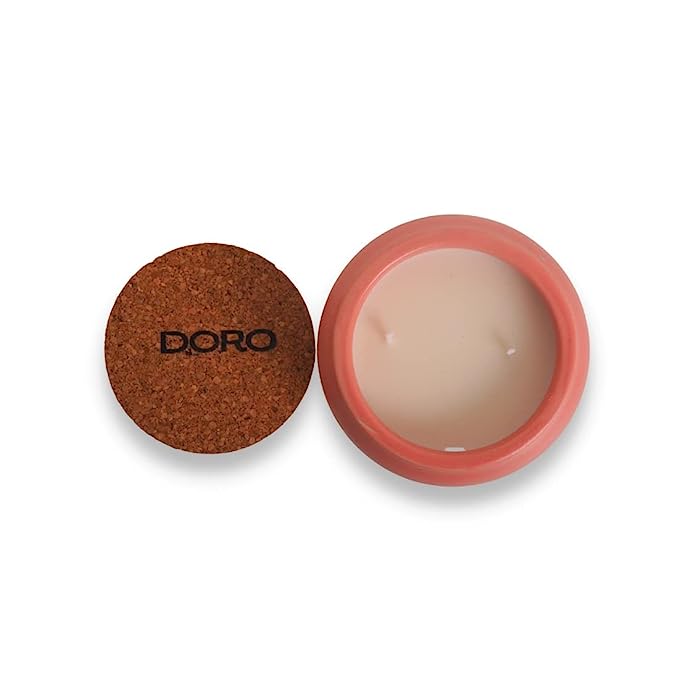 Aromatic Premium Soy Wax Candle, Dull Pink, Burn time 25-30 hrs