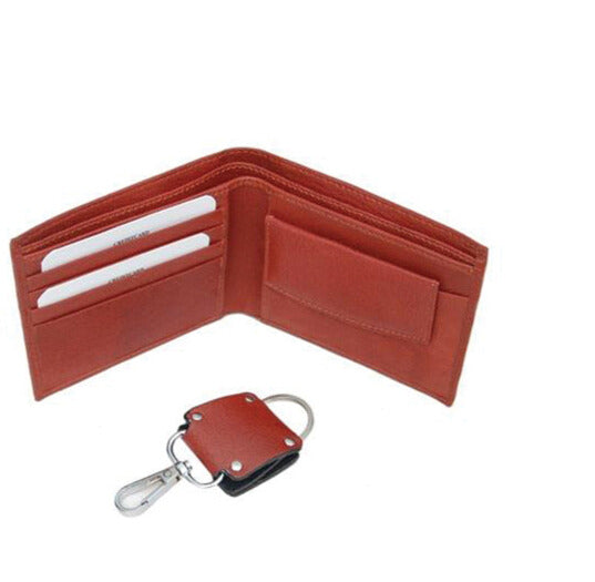 2 IN 1 TAN LEATHER SET