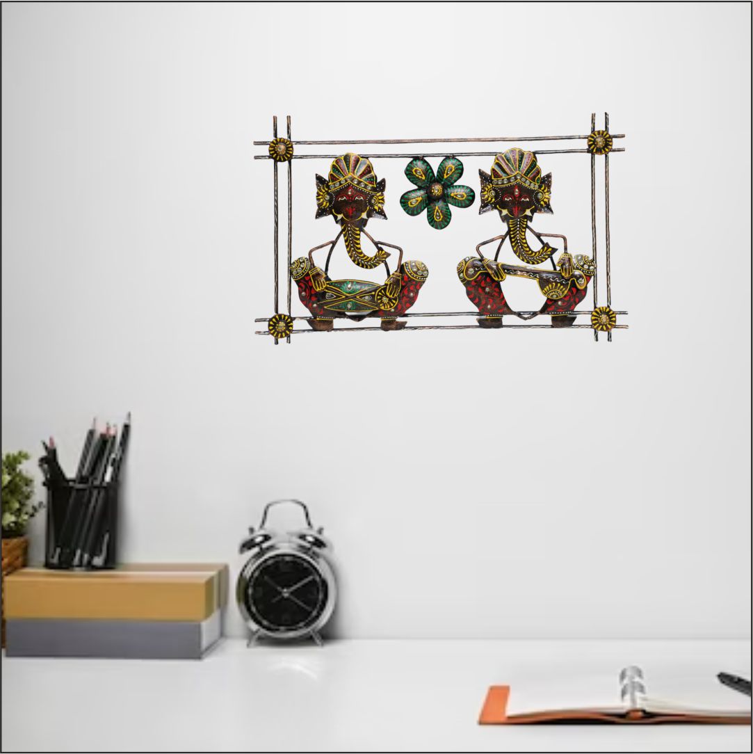 Double Ganesha Home Decorative Wall Decor Wall Hangings