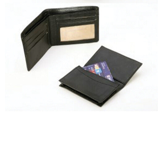 2 IN 1 (BLACK GOAT LEATHER ZIPPER) LADIES WALLET GENTS WALLET BOX