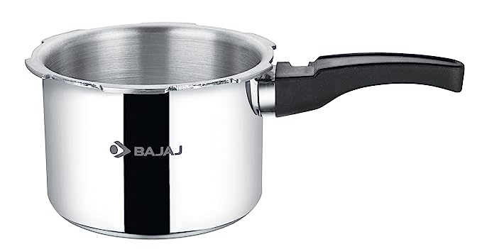 Bajaj PCX 3IB 3 Litre Aluminium Pressure Cooker with Outer Lid and Induction