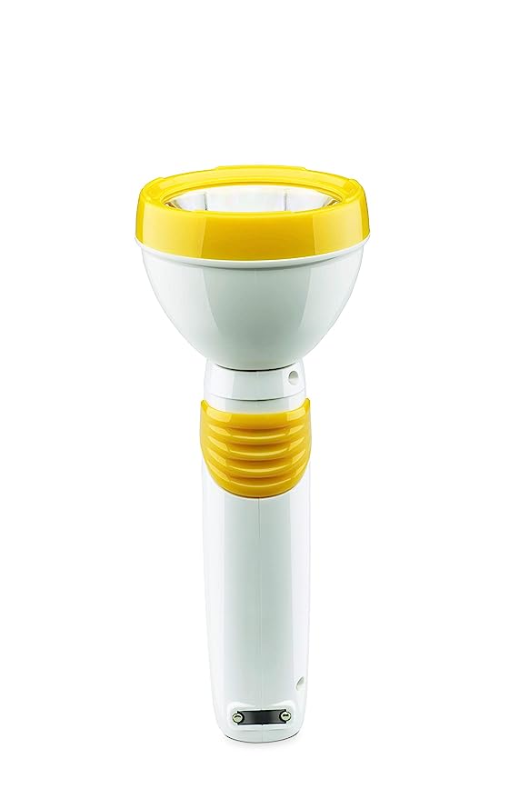 Bajaj Hyperion Rc Led Portable Torch Cum Table Lamp (Pack of 1, Yellow, Abs)