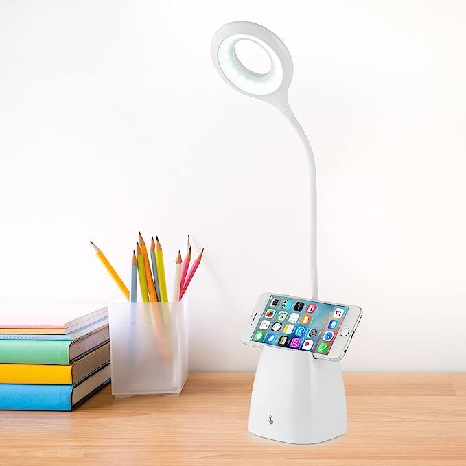 Bajaj Acrylonitrile Butadiene Styrene Softlite Led Rc Table Lamp 2W (Pack of 1, White)