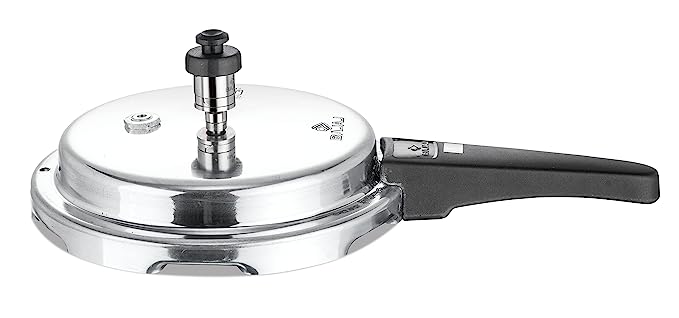 Bajaj PCX 3IB 3 Litre Aluminium Pressure Cooker with Outer Lid and Induction