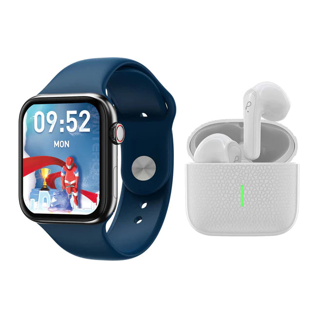 BT Calling Smartwatch and TWS Earpods (Frost +Picobuds)