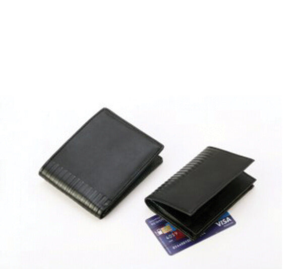 2 IN 1 (BLACK GOAT LEATHER ZIPPER) LADIES WALLET GENTS WALLET BOX