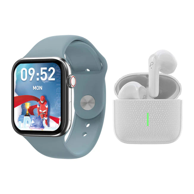 BT Calling Smartwatch and TWS Earpods (Frost +Picobuds)