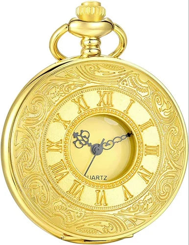 Antique Brass Pocket Watch