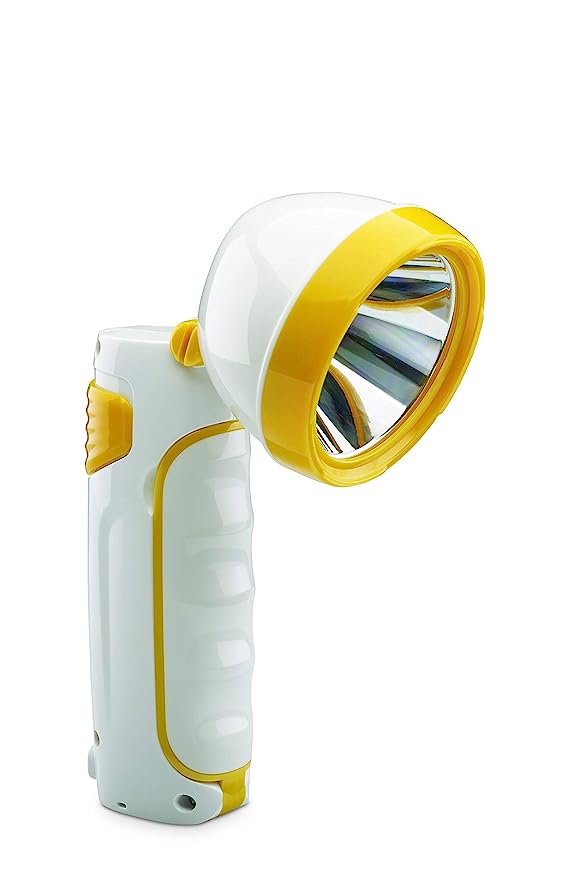 Bajaj Hyperion Rc Led Portable Torch Cum Table Lamp (Pack of 1, Yellow, Abs)