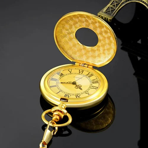 Antique Brass Pocket Watch