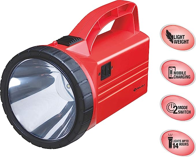BAJAJ SMARTGLOW 3W DOSTI RC LED TORCH