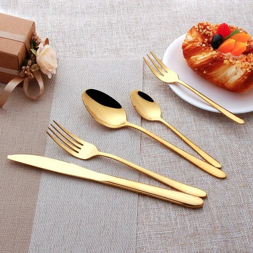 GOLD FINISH SPOON