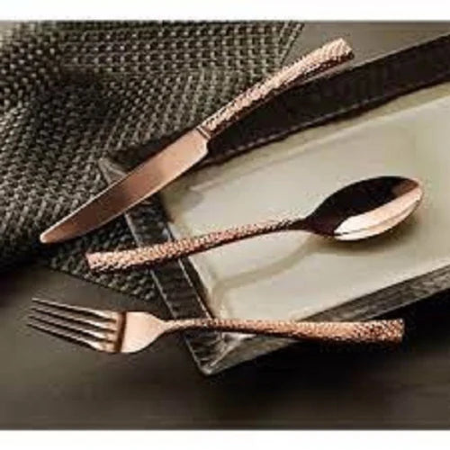 Copper Finish Steel Spoon