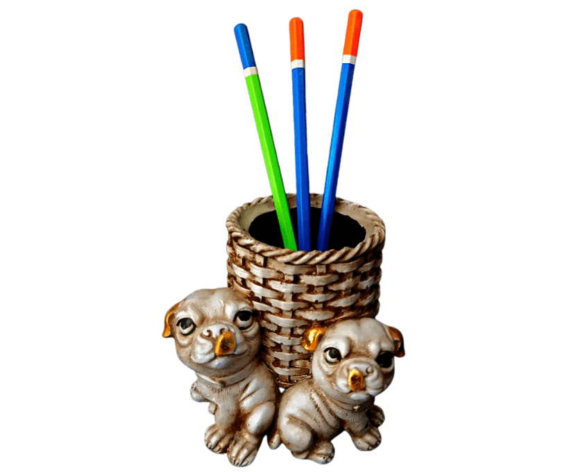 Dog Fiber Pen Stand