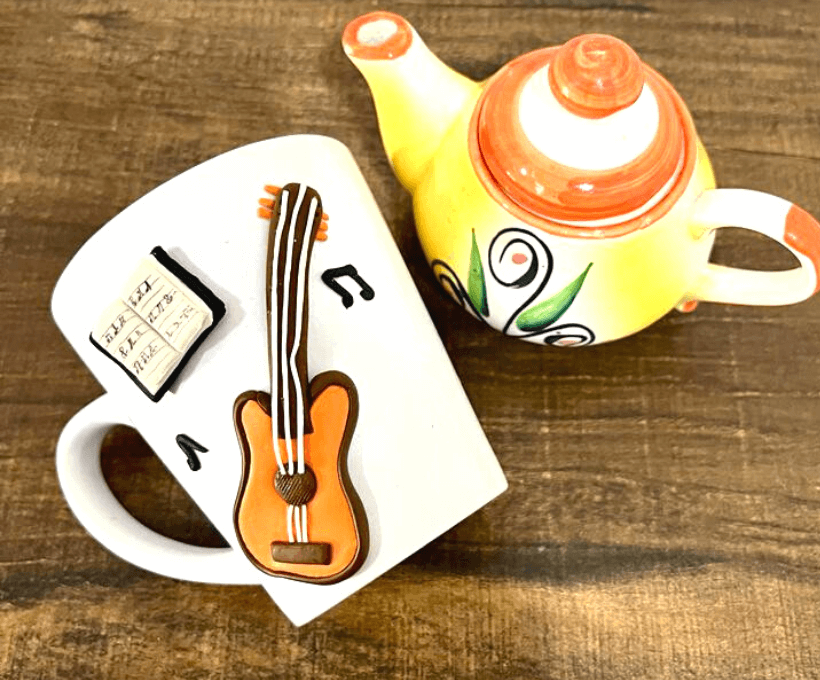 Guitar Music Note Coffee Mug
