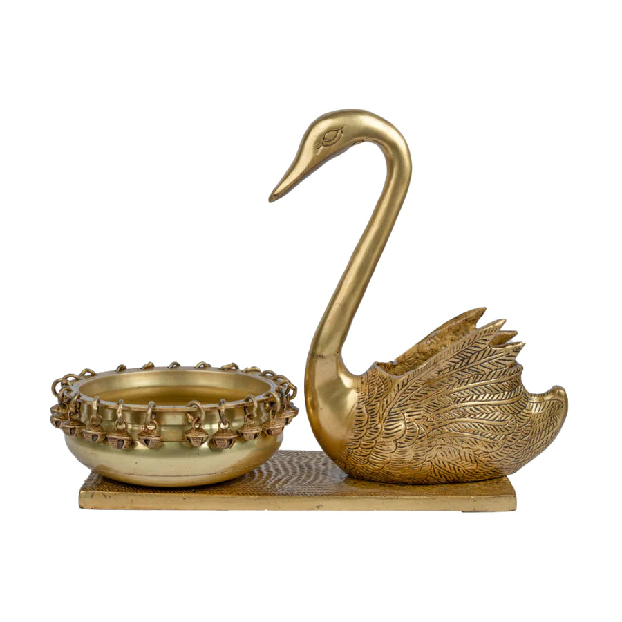 Art Brass Swarn Urli Bowl Decorative (type 1)