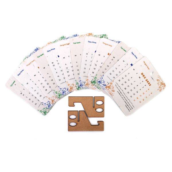 Plantable Calendar (MDF Stand)