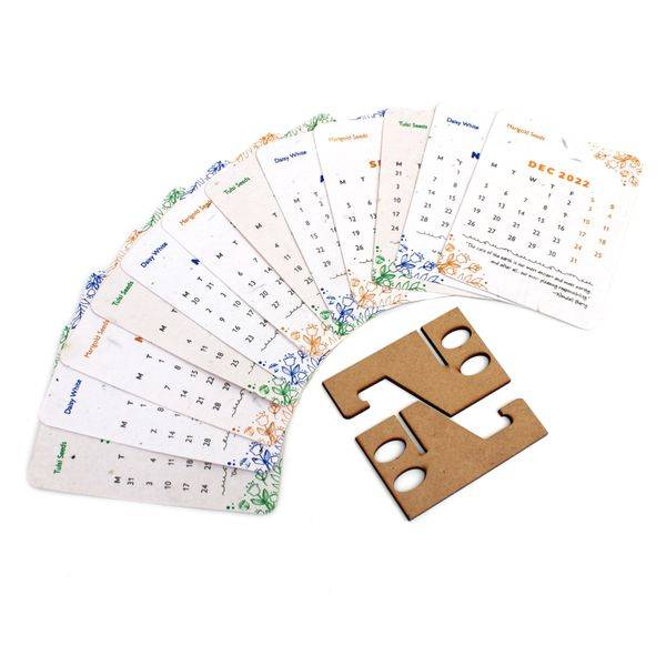 Plantable Calendar (MDF Stand)