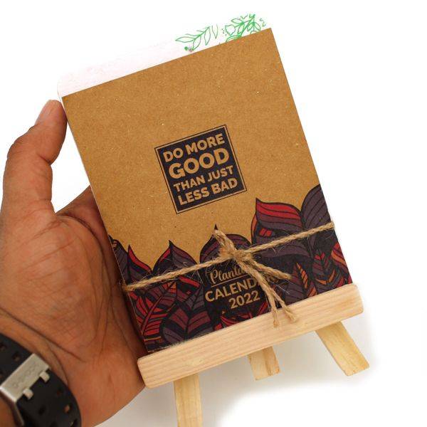 Plantable Calendar (Wooden Stand)
