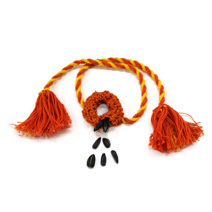 Hand-made, Eco-Friendly Plantable Crochet Rakhi and Mini Notepad Combo Pack