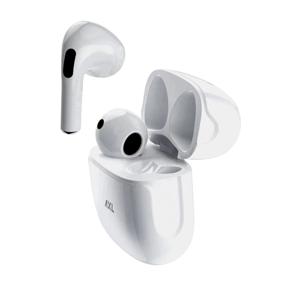 AXL Epic True Wireless Earbuds IPX5 Water Resistant, Voice Assistant Bluetooth Headset (White, True Wireless)