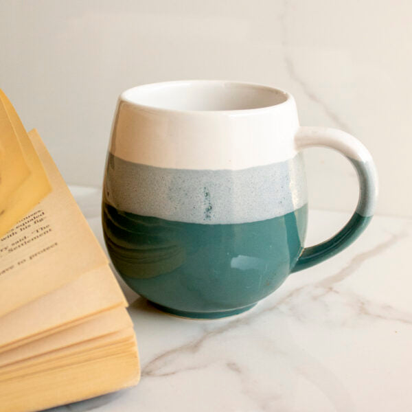 Ombre Turquoise Coffee Mug