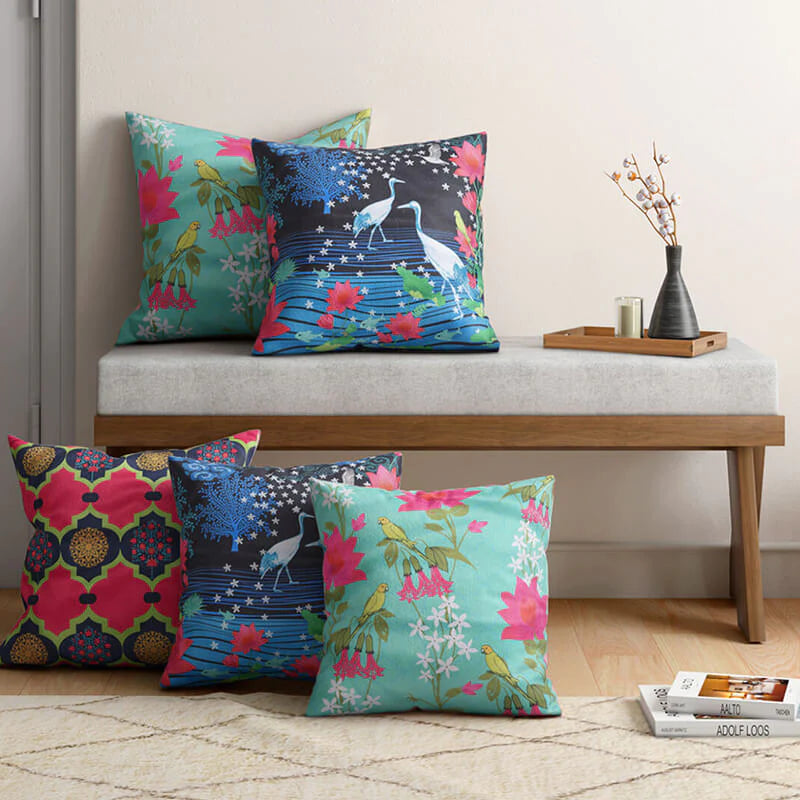 BLOOMS & SWANS BLENDED VELVET