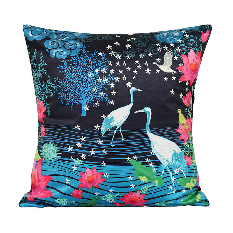 BLOOMS & SWANS BLENDED VELVET