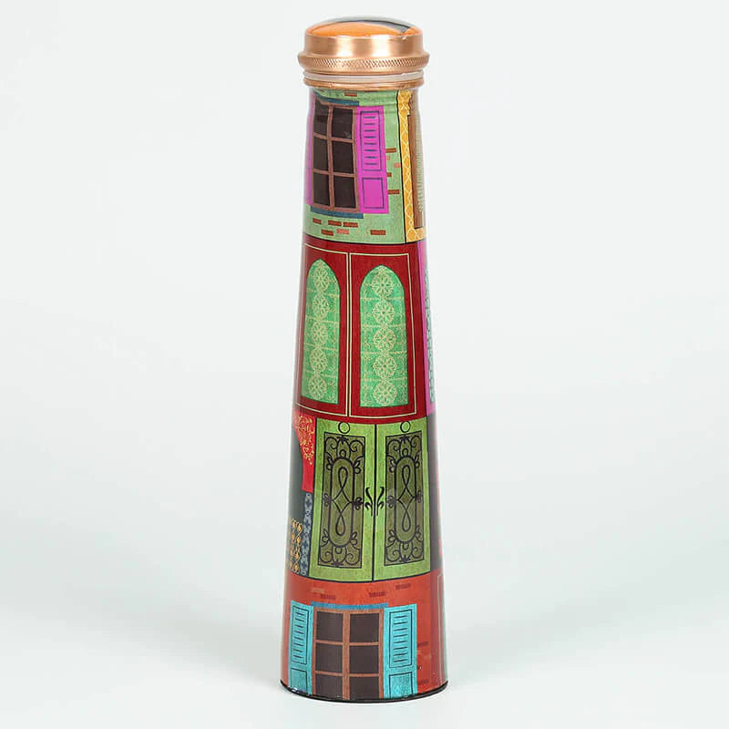 MUGHAL DOORS COPPER BOTTLE