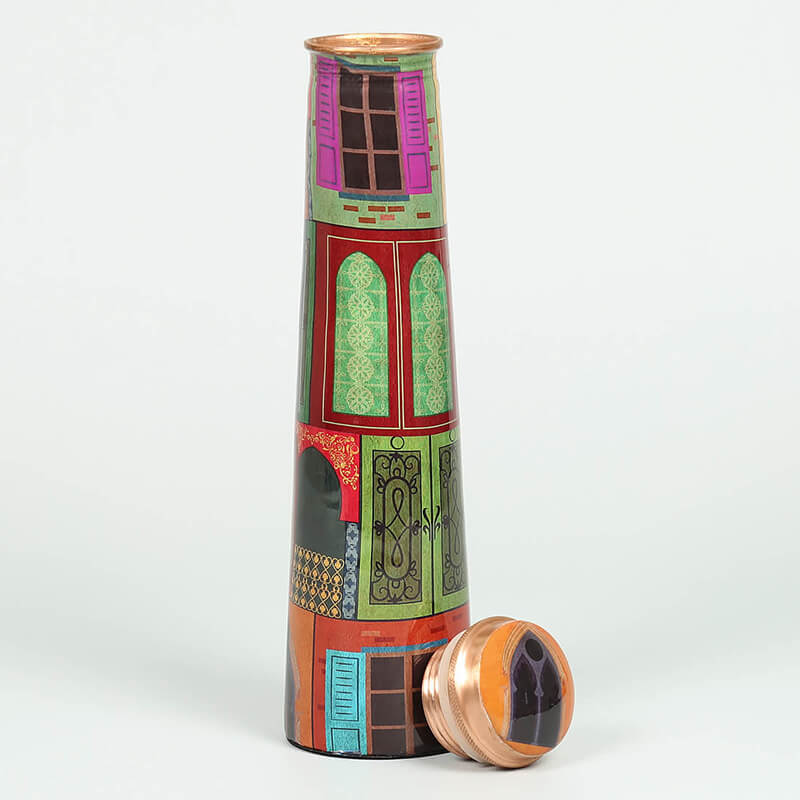 MUGHAL DOORS COPPER BOTTLE