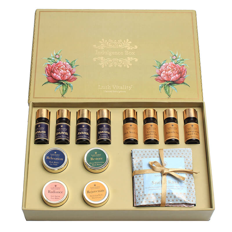 INDULGENCE BEAUTY AND WELLNESS GIFT BOX
