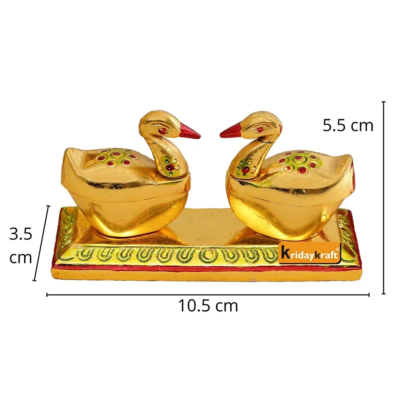 Swan Duck Shape Haldi KumKum Holder
