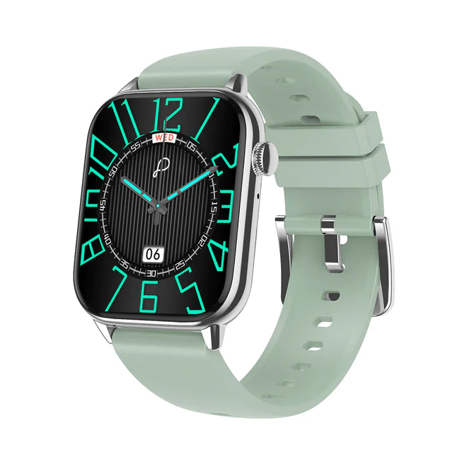 High-Res Curved Display, Ultra-Thin Dial Smartwatch