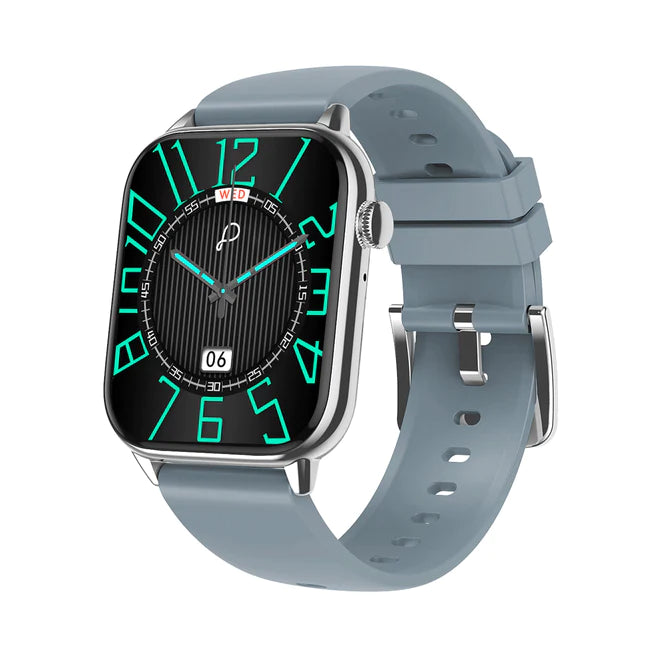 High-Res Curved Display, Ultra-Thin Dial Smartwatch