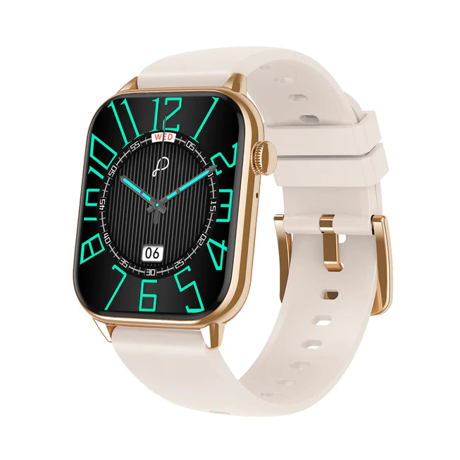 High-Res Curved Display, Ultra-Thin Dial Smartwatch