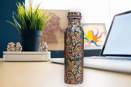 Printed Copper Water Bottle