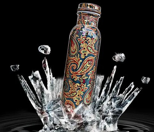 Printed Copper Water Bottle