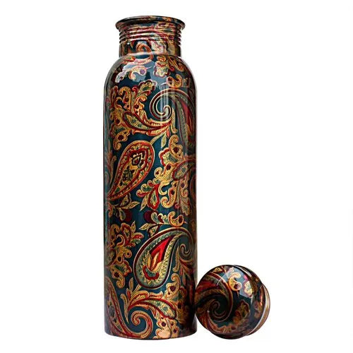 Printed Copper Water Bottle